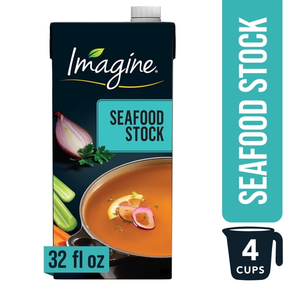Imagine Seafood Stock, MSC Certified, 32 fl oz Carton