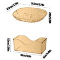 thumbnail image 3 of Kugisaki 4 PCS Plastic Serving Trays With Base For Party Dinner Plates Dishwasher Plastic Plates Reusable Lightweight Plates For Kitchen Or Camping on Clearance, 3 of 7