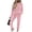 Pink, variant on Velour Lounge Sets for Women 2 Piece Velvet Tracksuits Jogging Hoodie Sweatsuits Soft Sports Leisure Jogger Outfit