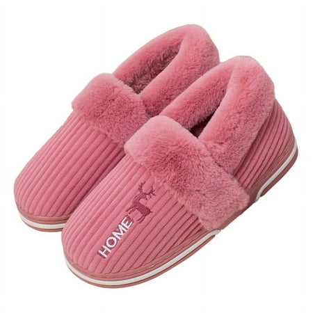 

Plush Fur Slippers For Women Men Winter Outdoor Fluffy Warm Cotton Shoes For Indoor Home Fashion Fuzzy Cozy Furry Boots