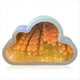 thumbnail image 1 of Lámpara de Noche con Forma de Tulipán en Forma de Nube, Hecha A Mano, con Material Bricolaje, para Decoración Hogar, Espejo, Lámpara de , Regalo Cumpleaños, San Valentín., 1 of 5