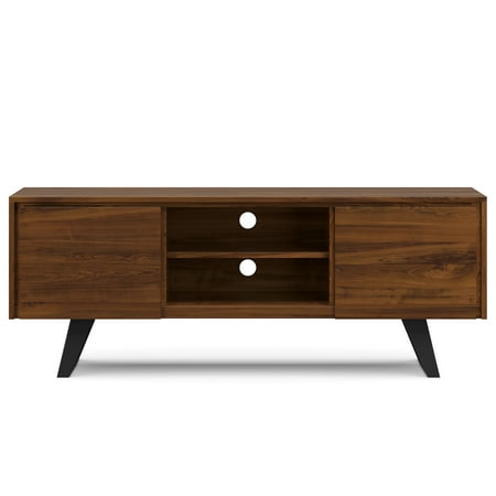 Simpli Home - Lowry TV Media Stand - Walnut