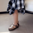 thumbnail image 5 of ATOGUTA Jelly Sandals Girls Outdoor Beach Hiking Closed Toe Casual Athletic Summer Shoes Black, 5 of 7