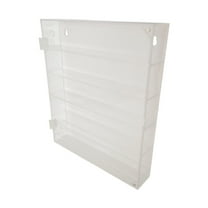Kokiya 5 Tier Acrylic Display Case Clear Storage Organizer for Doll Figures Cabinet