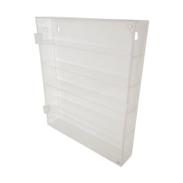 Estuche de exposición acrílico de 5 niveles, organizador de almacenamiento transparente, estante de exhibición, caja de exhibición a prueba de polvo,