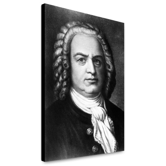 Canvas Print: J.S. Bach, circa 1915