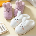 thumbnail image 4 of Plush Slippers for Women - Anti-Slip Indoor House Shoes with Thick Warm Sole for Winter, 4 of 7