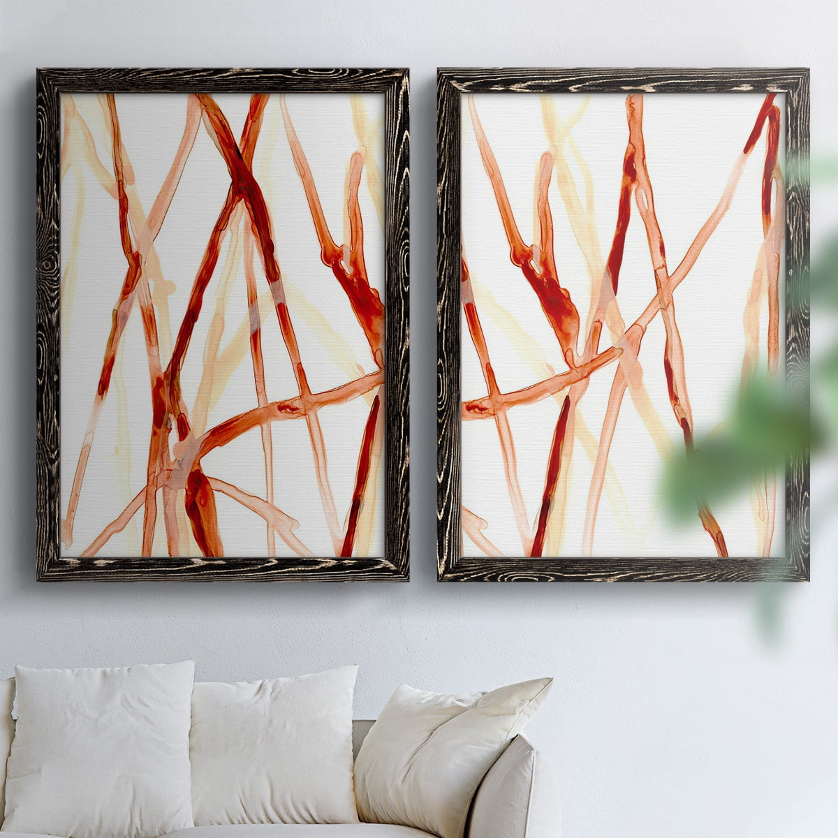 Runnel V - Premium Framed Canvas 2 Piece Set - Ready to Hang