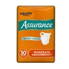 Assurance Incontinence Unisex Belted Shield, Moderate Absorbency, 30 Count