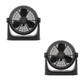 thumbnail image 1 of Narvik, Set de 2 Ventiladores 2 en 1, Piso y Pared, de 12 pulgadas, Silencioso con Aspas Plásticas, 1 of 12