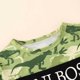 thumbnail image 5 of Sudadera Para Niños Pequeños Otoño Invierno Traje Para Niños Cuello Redondo Manga Larga Casual Manga Larga Dinosaurio Impreso Pantalones Traje Verde Odeerbi LM103-6781, 5 of 9