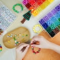 thumbnail image 4 of Kit de fabricación de pulseras Dowsabel, 48 colores, cuentas de poni para niñas a partir de 4 años, 4 of 7