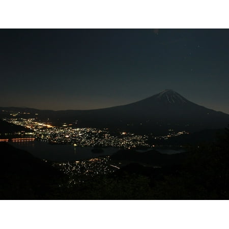 Framed Art for Your Wall Fuji San Mt Fuji Mountain Yamanashi 10x13
