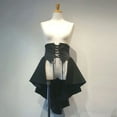 thumbnail image 7 of New Harajuku Vintage Victorian Burlesque Skirt Y2K Retro Gothic Steampunk Corset Costume Punk Black Fashion Bustle Skirts, 7 of 7