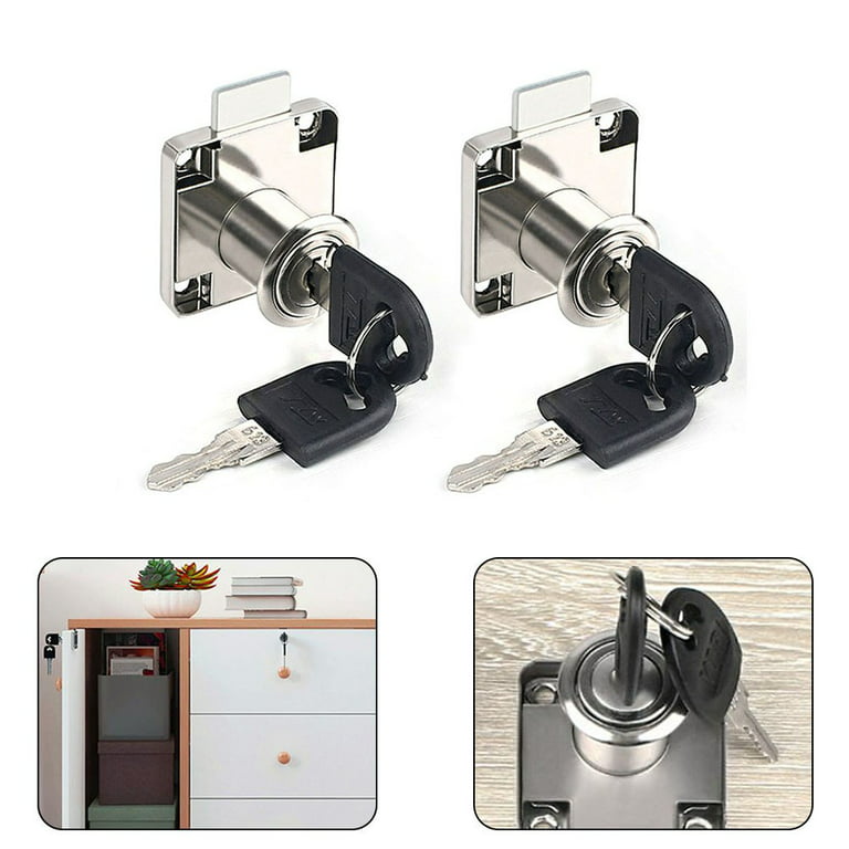 801 Drawer Lock for Furniture Desk Drawer with 2 Screw Hole