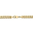 thumbnail image 3 of Primal Gold 14 Karat Yellow Gold 5.75mm Flat Beveled Curb Chain, 3 of 5