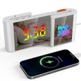 thumbnail image 1 of Reloj despertador digital fuerte con pantalla RGB - ¡Perfecto para durmientes pesados!, 1 of 12