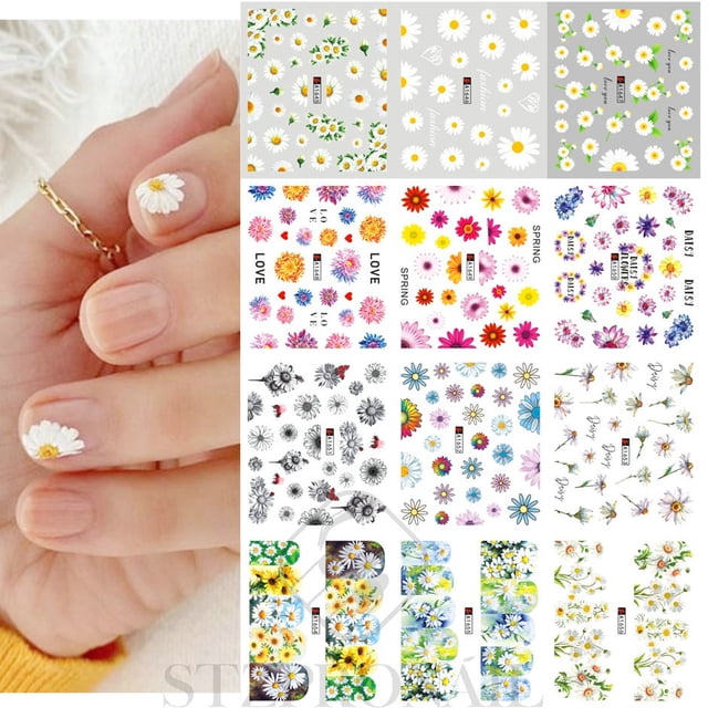 12pcs Ocean Animal Pegatina Para Manicura Verano De Dibujos Animados Ballena Mar Sliders DIY Transferencia De Agua Calcomanías Decoración De Uñas Arte Puntas