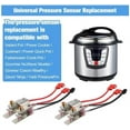 thumbnail image 2 of 2 Pack Electric Pressure Cooker Pressure Switch,Pressure Sensor Replacement Compatible with Instant Pot/Power Cooker/Power Quick Pot Power/Cooker, General Pressure Sensor or Switch, 2 of 6