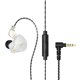 thumbnail image 1 of Auriculares X2pro con cable de alta fidelidad de 3,5 mm, auriculares internos, deportivos, con cancelación de ruido, para correr, para juegos, auriculares, blanco Sweethay EL004955-01B, 1 of 2