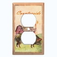 thumbnail image 3 of Metal Light Switch Plate Cover Cute Countryside Pig Animal Farm ANM005, 3 of 15