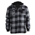 thumbnail image 2 of Chaqueta polar Gary Com de franela gruesa y gruesa a cuadros para hombre, 2 of 9
