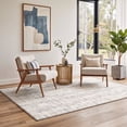 thumbnail image 4 of KUETH 2x7 Low Pile Simple Modern Runner Rug, Machine Washable Soft Non Slip Backing Rug Runner, SLATE ECHO Rug for Hallway Kitchen Bedroom, 4 of 5