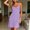 Purple, variant on Naittoop Nightgown for Womens Racerback Night Shirt Sexy Sleepdress Daily Wear Cami Dress V Neck Spaghetti Strap Sleepwear