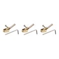 thumbnail image 3 of Thinsony Vintage Brass Violin Making Tool Woodworking Plane Authentic Craftsmanship Gold XXS 3PCS, 3 of 6