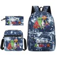 thumbnail image 1 of Three-piece Set Garten Of Banban Game Peripheral Two-dimensional Backpack Student Schoolbag Shoulder Bag Pencil Case, 1 of 5