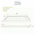 thumbnail image 6 of Transolid FL6032R-39 Fl-Series 60" X 32" Rectangular Shower Base - Grey, 6 of 18