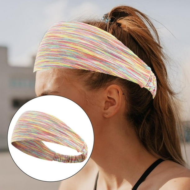 Pack De 6 Diademas Anchas Para Mujer - Tela Suave Elástica, 23x10 Cm, Ideal Para Deporte, Yoga, Running Y Día A Día