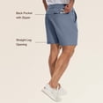 thumbnail image 6 of PULI Men’s Big & Tall Golf Shorts 10" Inseam Stretch Quick Dry Waterproof Lightweight Hiking Casual Shorts, 6 of 7