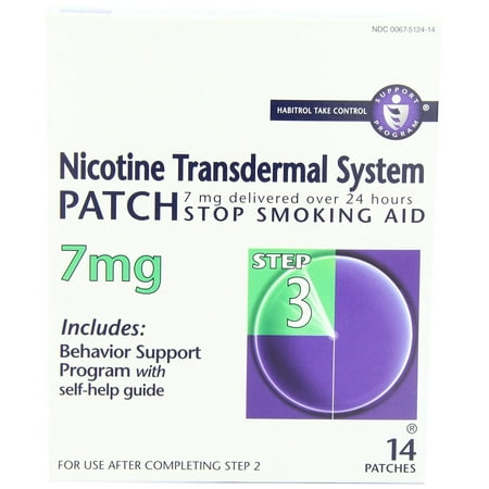 Habitrol Nicotine Transdermal Sytem Stop Smoking Aid Step 3 Patches, 14 ct