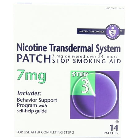 Habitrol Nicotine Transdermal Sytem Stop Smoking Aid Step 3 Patches, 14 ct