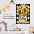 thumbnail image 6 of Acrylic Writing Board Gold 12.5*9 Inch Clipboards Transparent Acrylic Material Suitable For Office Classroom Teachers Fashion Bloggers Stationery Enthusiasts Beautiful Yellow Sunflowers, 6 of 9