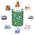 thumbnail image 6 of Fotbe Flying Bees Laundry Basket with Handles, Waterproof Large Laundry Hamper, Wash Bag for Corner Dorm, Rolling Laundry Basket with Handles-Medium, 6 of 8