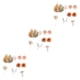 thumbnail image 1 of Injueey Boho Cake Topper Decoraciones - Agregue un ambiente bohemio a la torta Decoraciones de adorno confiables y delicadas Juego de captura Type1 NO1, 1 of 6