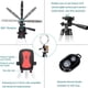 thumbnail image 5 of Anillo de luz LED, trípode para teléfono con control remoto Bluetooth para maquillaje, transmisión en vivo, selfies y fotografía. Compatible con la mayoría de teléfonos inteligentes., 5 of 8