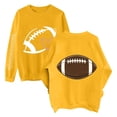 thumbnail image 2 of LIZUOJUN Game Day Crewneck Sweatshirt for Women Oversized Pullover Football Heart Graphic Long Sleeve Casual Tops Fall Winter 2026 Relaxed Fit Trendy 2XL, 2 of 8
