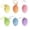 Multicolor#046, variant on 6PCS Easter Glitter Hanging Eggs Ornaments - Colorful Tinsel Easter Egg Ornaments, Spring Foam Hanging Egg Ornament for Tree Christmas Home Party DIY Craft Decoration
