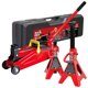 thumbnail image 1 of Combo de servicio con carro hidráulico y conector de piso BIG RED T82001S, 1 of 7