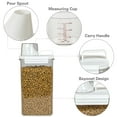 thumbnail image 3 of Pet Food Storage Container with Graduated Cup and Seal Buckles Food Dispenser for Dogs Cats,style2，G174091, 3 of 5