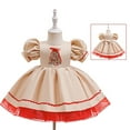 thumbnail image 1 of Cowsor Baby Girls Dress Toddler Kids Tutu Dress Birthday Party Photo Shoot, 1 of 7