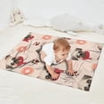 thumbnail image 2 of Pug and Donut Blanket,Comfortable Soft Flannel Throw Blanket,All Season,Warm Lightweight Blankets for Sofa Bed Couch Living Room Chair,30"x40"(80x100cm), 2 of 4