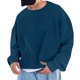 thumbnail image 3 of pstuiky hombres de manga larga, Sudadera informal de manga larga con cuello redondo y estampado de moda para hombre Tops de hombre xxl, 3 of 6