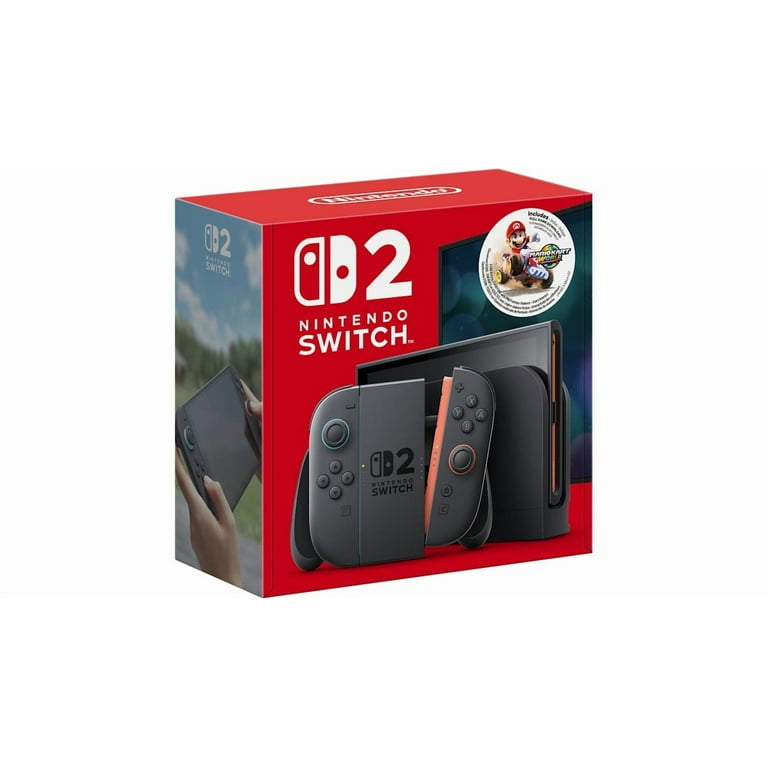Nintendo Switch 2 Console Bundle with Mario Kart World Game