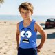 thumbnail image 2 of Niño Pequeño Niños Niños Camisola sin Mangas Suave Gradiente Impresión Moda Lindo para el Pageant Casa Boda Fiesta Casual, 2 of 8