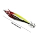 thumbnail image 4 of Señuelo Pesca Luminoso Anzuelos Calamar Anzuelo Artificial Cebos Jigging () Rojo Y Amarillo, 4 of 4