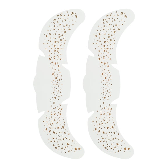 Unique Bargains 2 Pcs Waterproof Freckles Stickers QT-0004 Face Tattoo for Costume Parties Gold Tone Water Film Paper PET Film